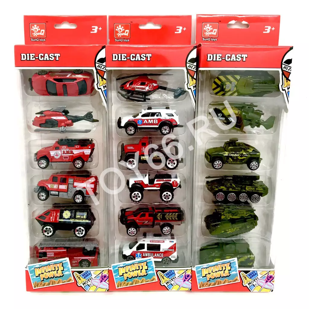 Машинки 6 шт. в наборе 80866-8