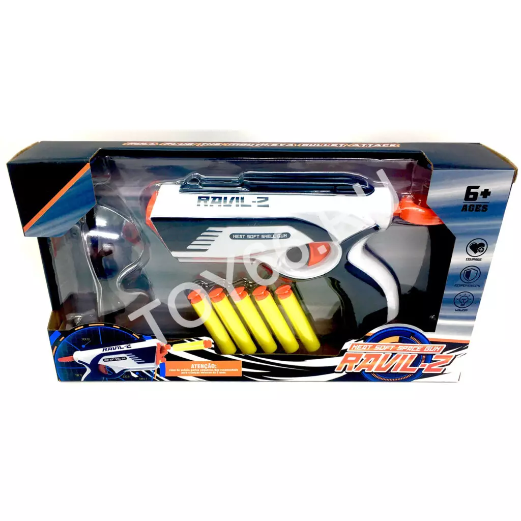 Бластер с мягкими пульками 826-41A