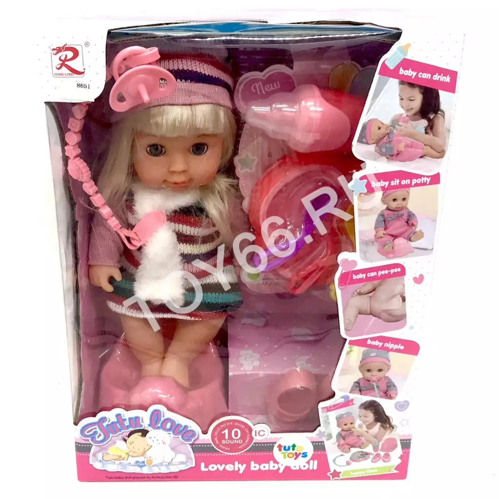 Пупс Lovely baby с аксессуарами 8651