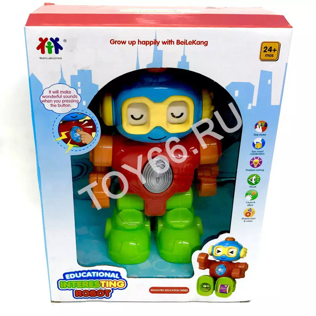 Робот на батарейке (свет, звук) 8808-13 Робот на батарейке (свет, звук) 8808-13