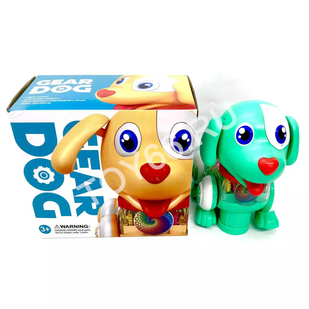 Собачка на батарейках, свет звук 992A