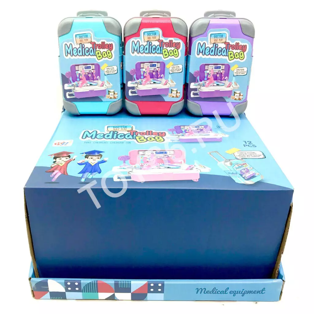 Набор Доктора в чемонданчике 12 шт. в блоке 9988-10