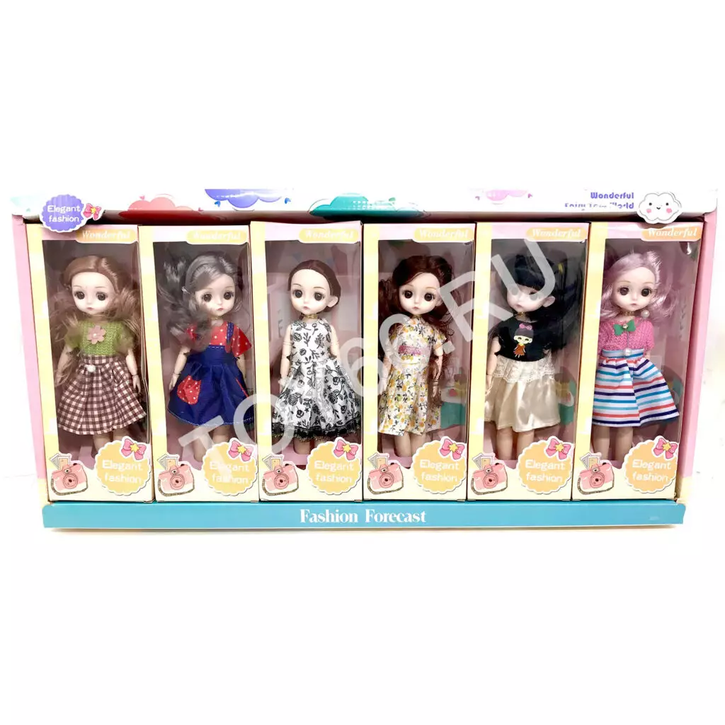 Кукла fashion 6 шт в блоке A03