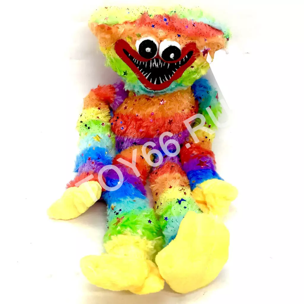 Мягкая игрушка Хаги ваги радужный 40 см AY011