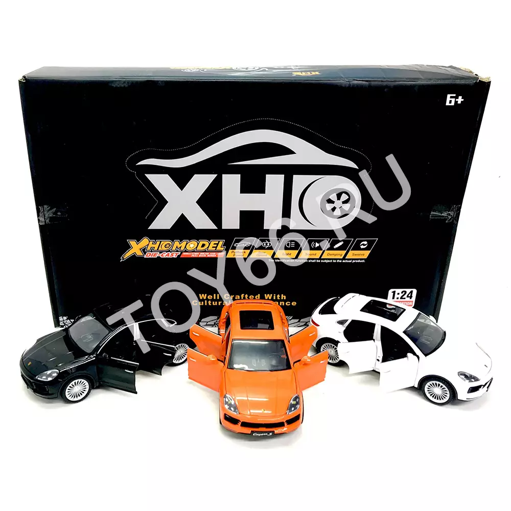 Машинки (металл) 6 шт. в блоке B2402