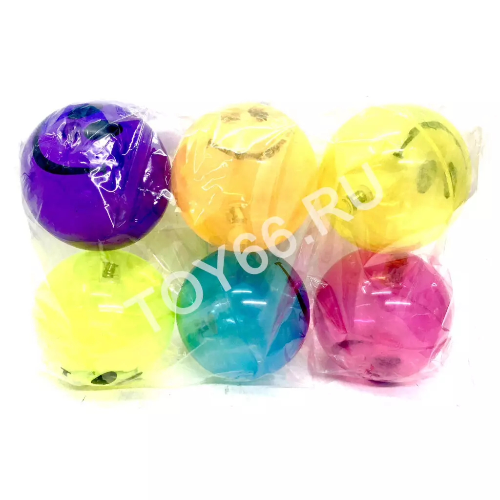 Мячик 6 шт в блоке BB017