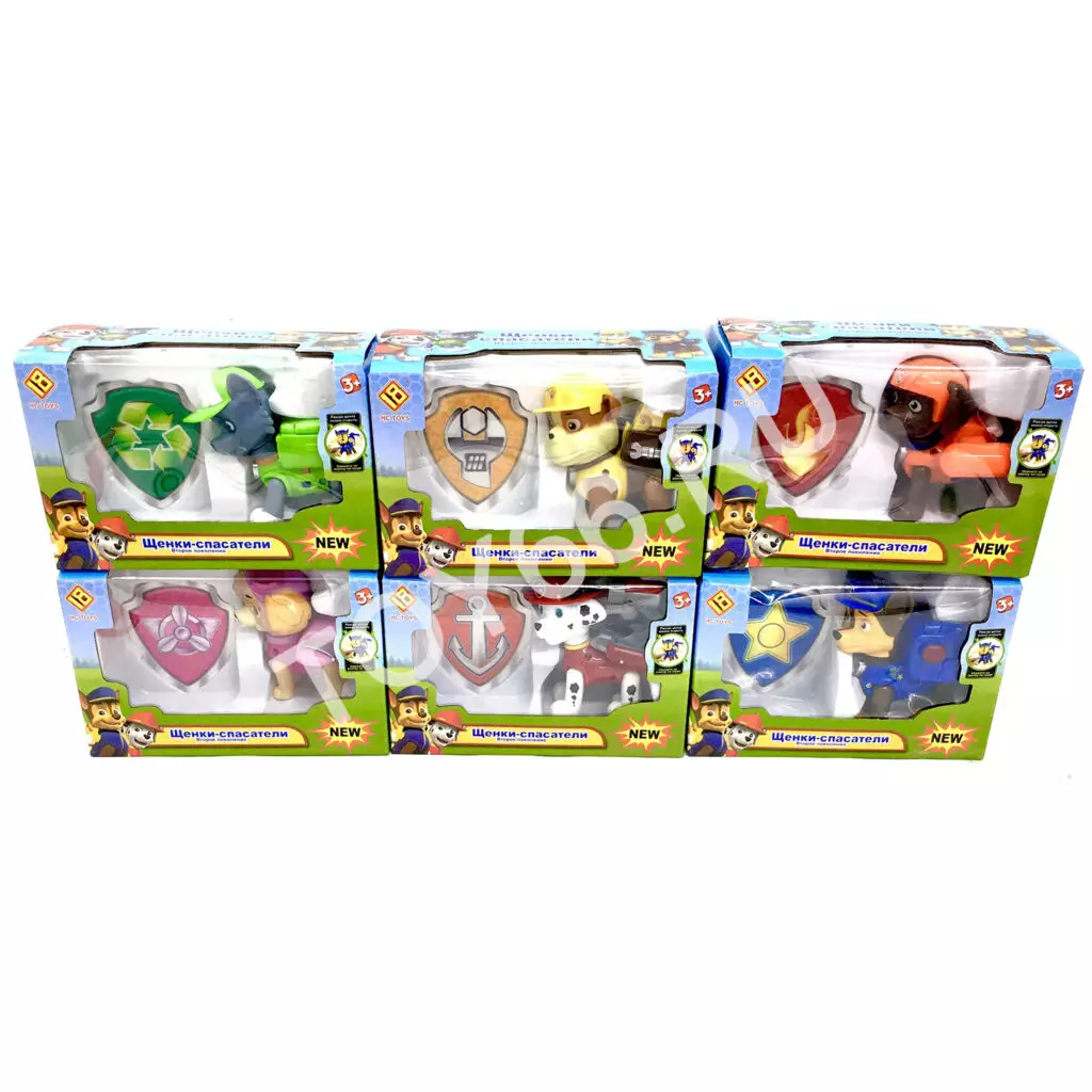 Собачки 6  шт в блоке CH-801