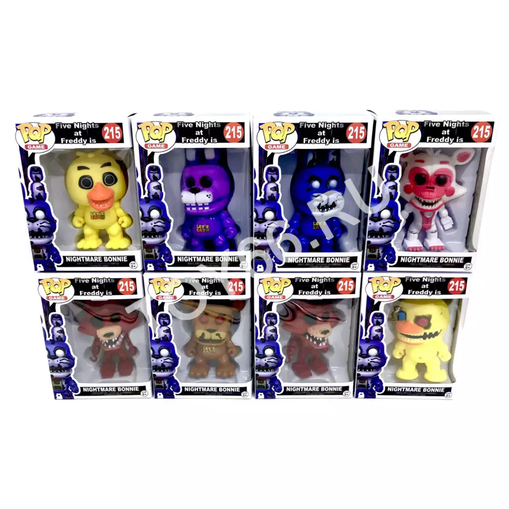 Аниматроники 8 шт в блоке DT-001-8