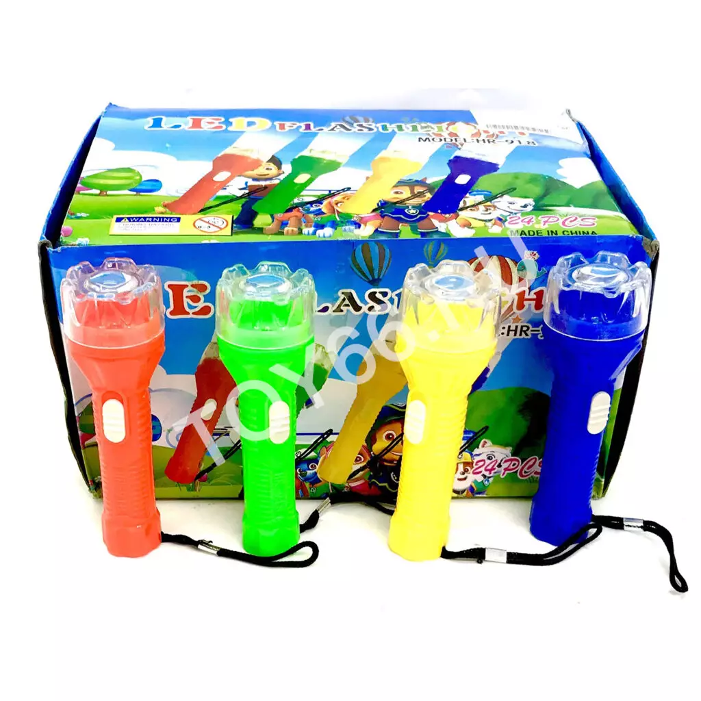 Фонарик 24 шт. в блоке ES002-HR-918