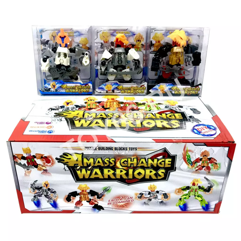 Фигурки Роботы 12 шт. в блоке F0130-3A-S841