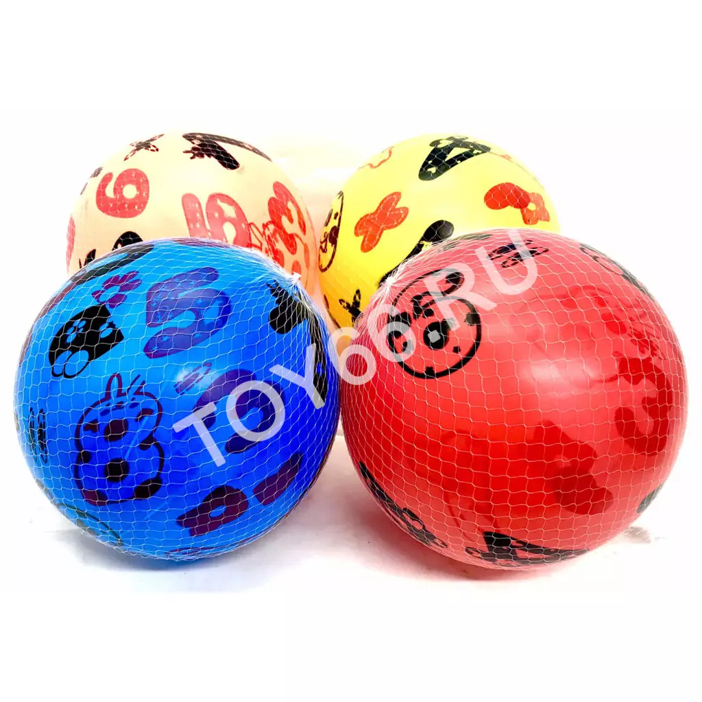 Мяч прыгун 21 см в блоке 10 шт GD005