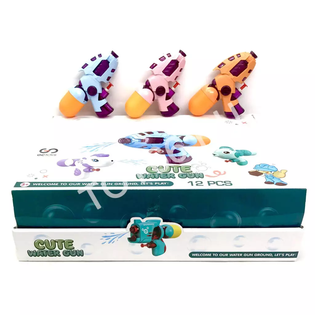 Пистолет для пускания мыльных пузырей 12 шт. в блоке GS16