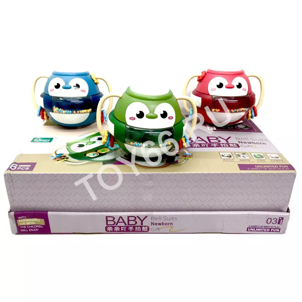 Погремушка для малышей 6 шт в блоке HY-931 Погремушка для малышей 6 шт в блоке HY-931