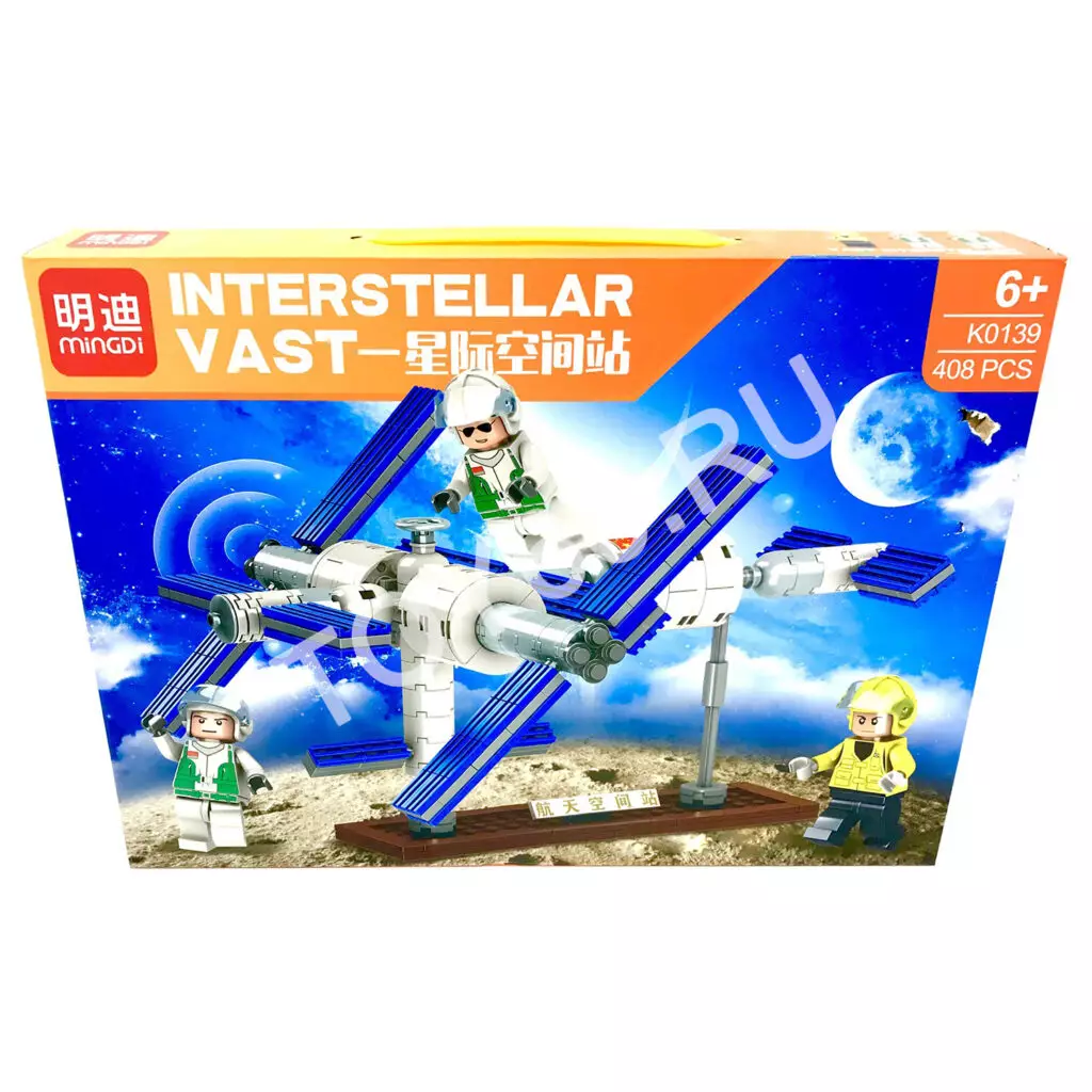 Конструктор Космонавты 408 дет. K0139