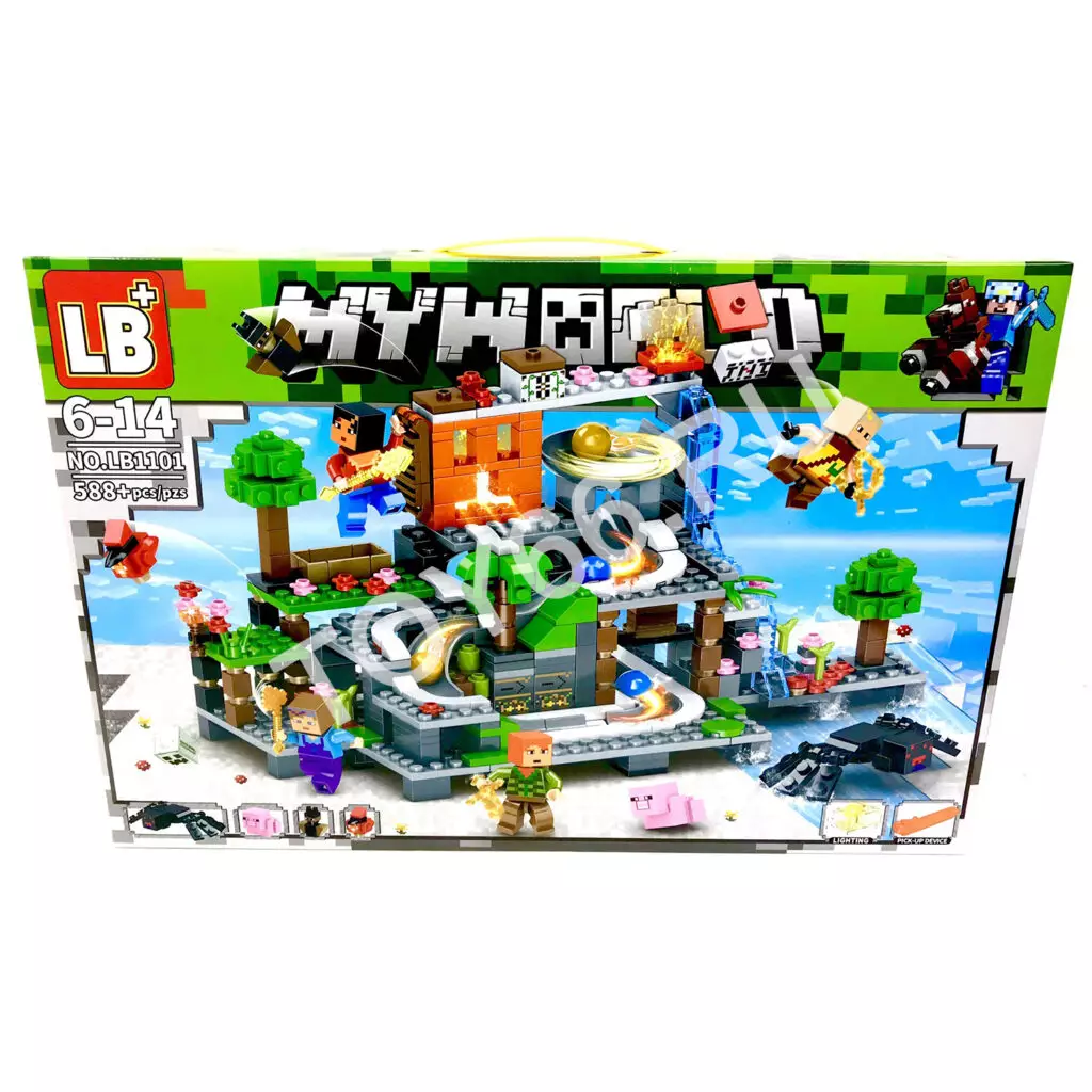 Конструктор Герои из кубиков 588 дет. LB1101