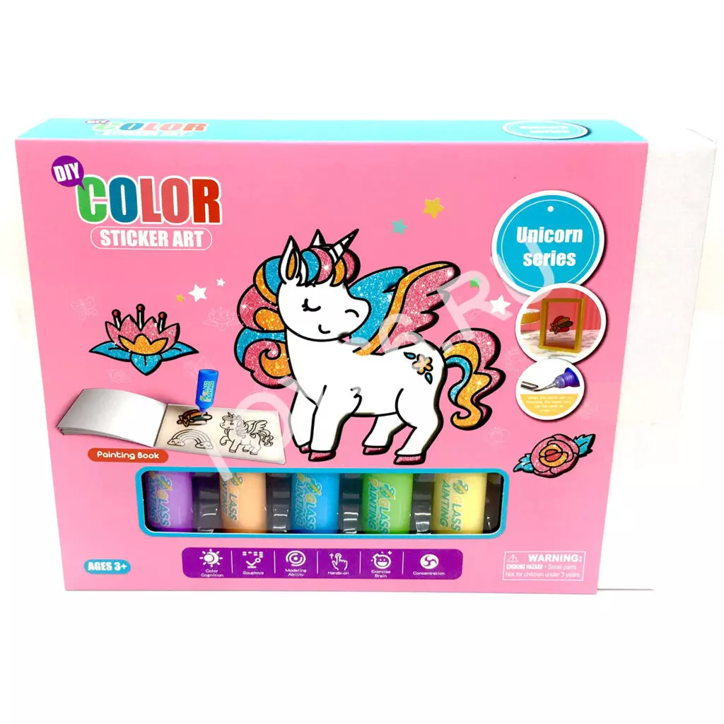 Творческий набор для рисования + книга раскраска LD6016