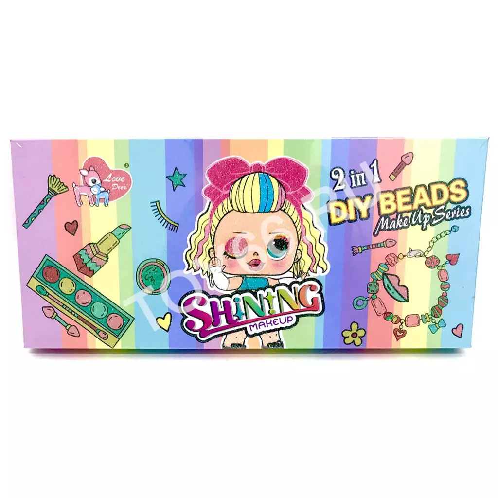 Набор для макияжа + плетение браслетов DIY LD6134