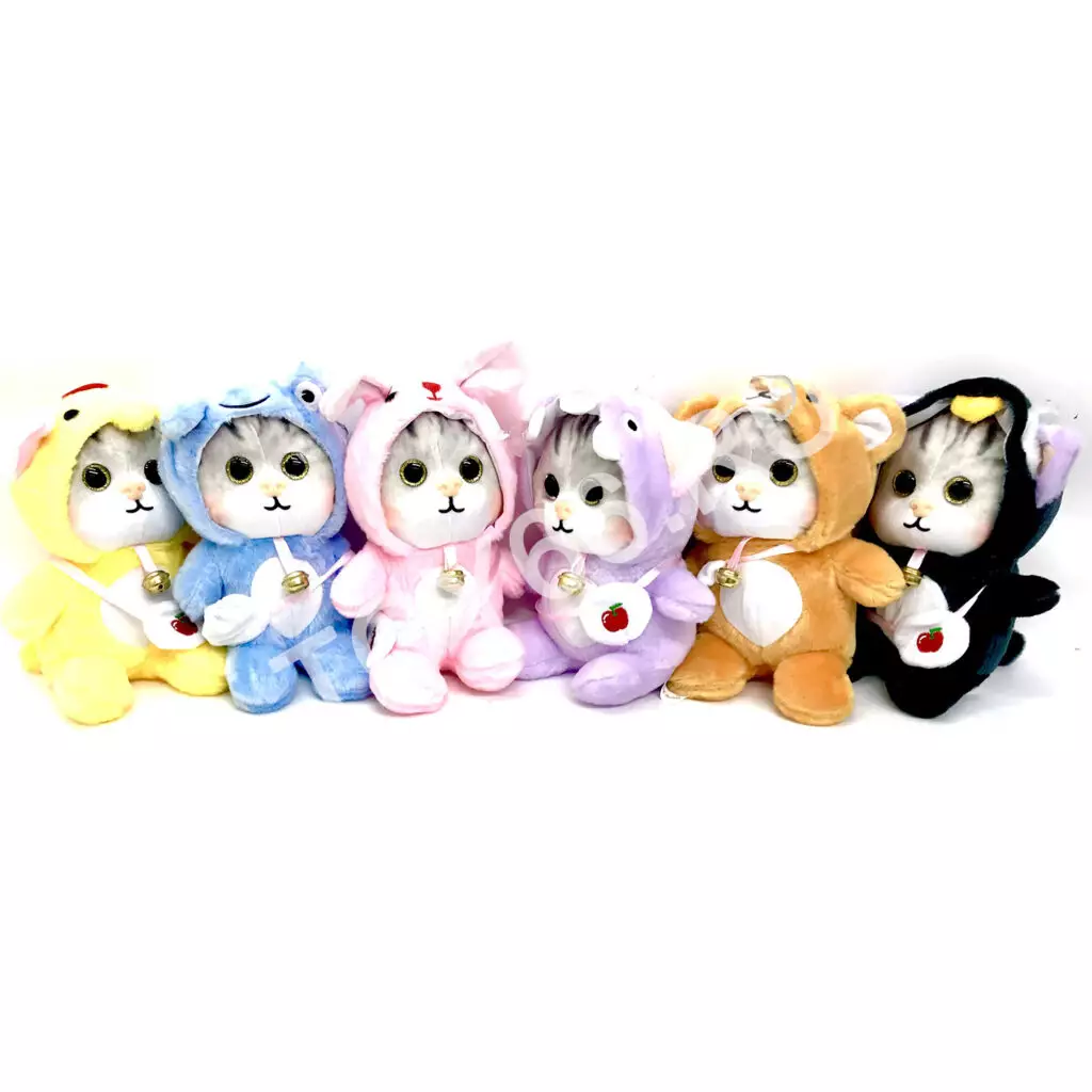 Мягкая игрушка Кошка в костюме 12 шт. в блоке LDM