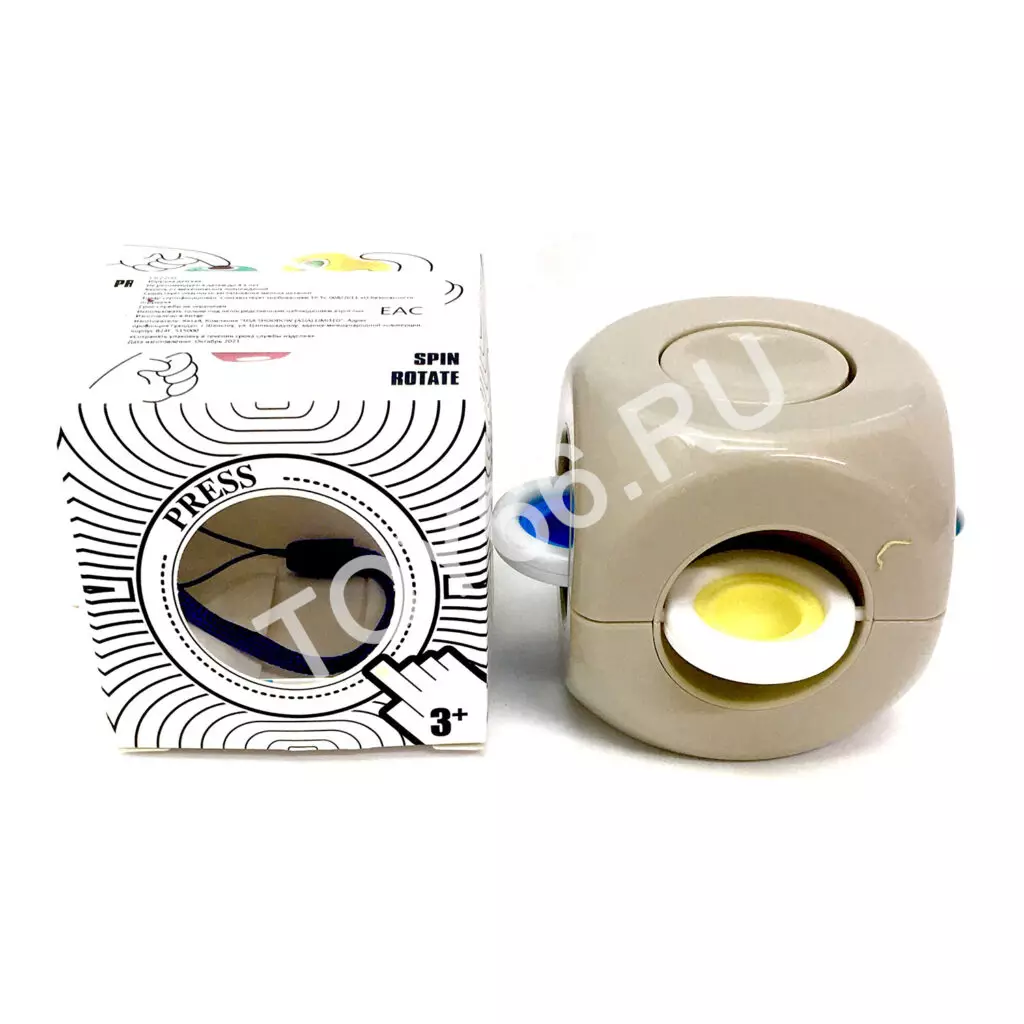 Кубик спинер антистресс Rotate spin LK2200