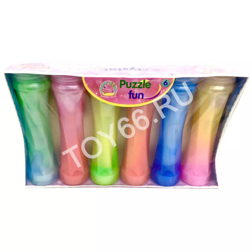 Лизун в колбах 6 шт. в блоке LY-11