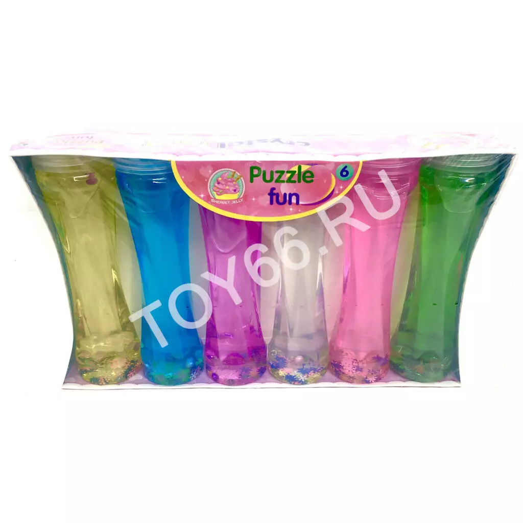 Лизун в колбах 6 шт. в блоке LY-12