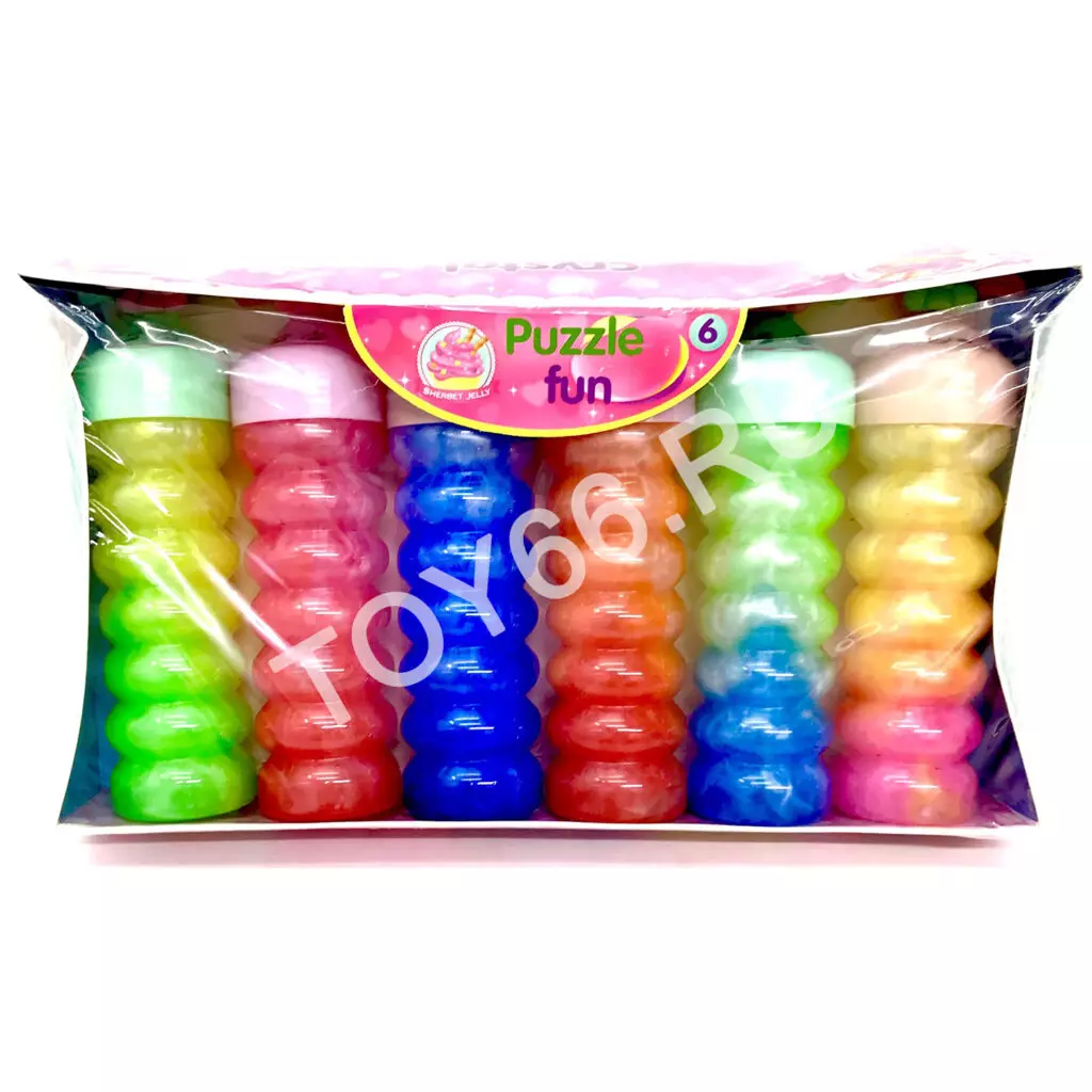 Лизун в колбах 6 шт. в блоке LY-33