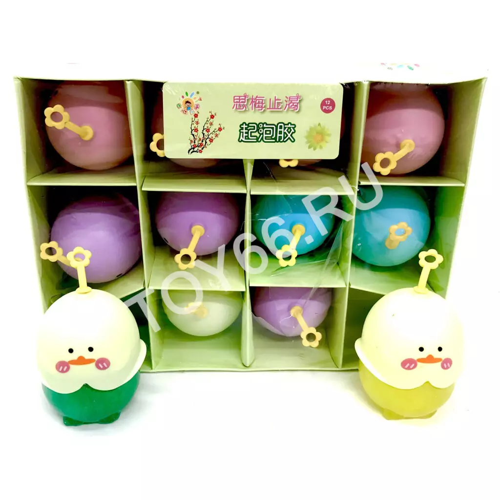 Лизун цыпленок 12 шт в блоке LY-36