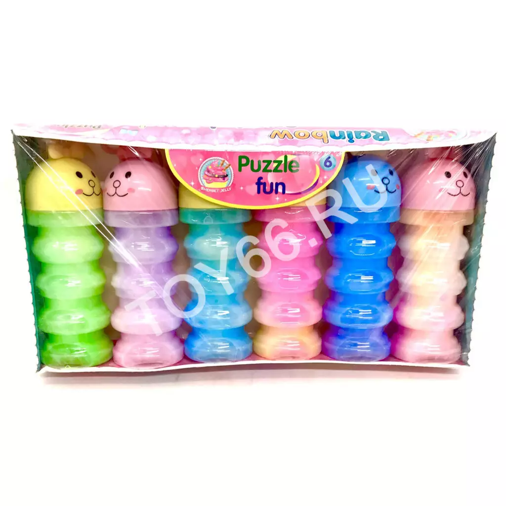 Лизун Зайчик 6 шт. в блоке LY-79