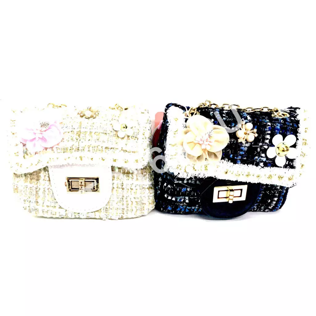 Сумочка с цветочками 5 шт в блоке MD-106