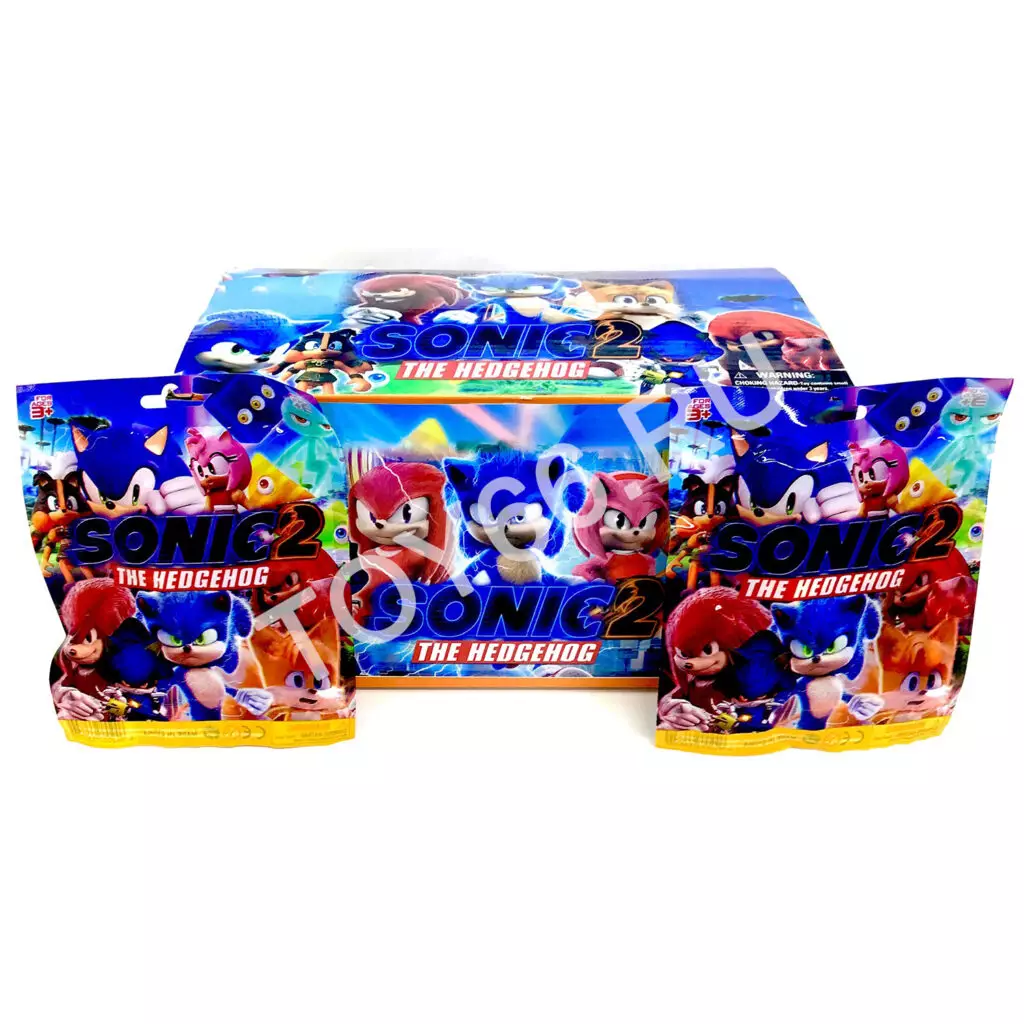 Фигурка Соник 24 шт в блоке P33864