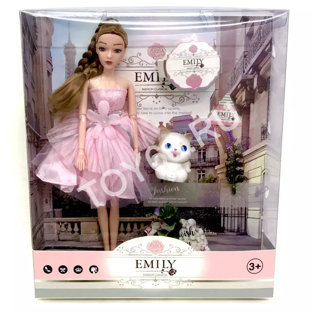 Кукла Emily с питомцем QJ117B