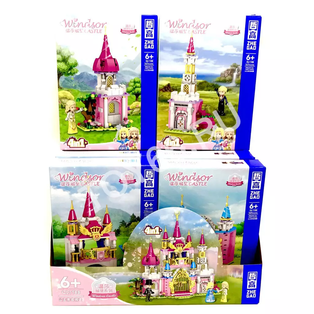 Конструктор для девочек 8 шт. в блоке QL1188