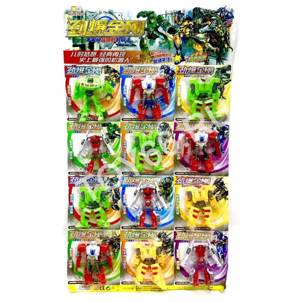 Роботы Трансформеры 12 шт. на блистере RLX799-8
