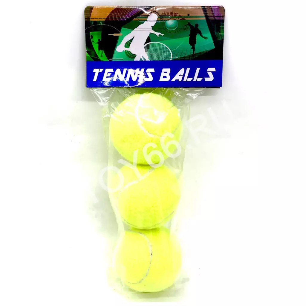 Мячики для тенниса 3 шт. в уп. SD001