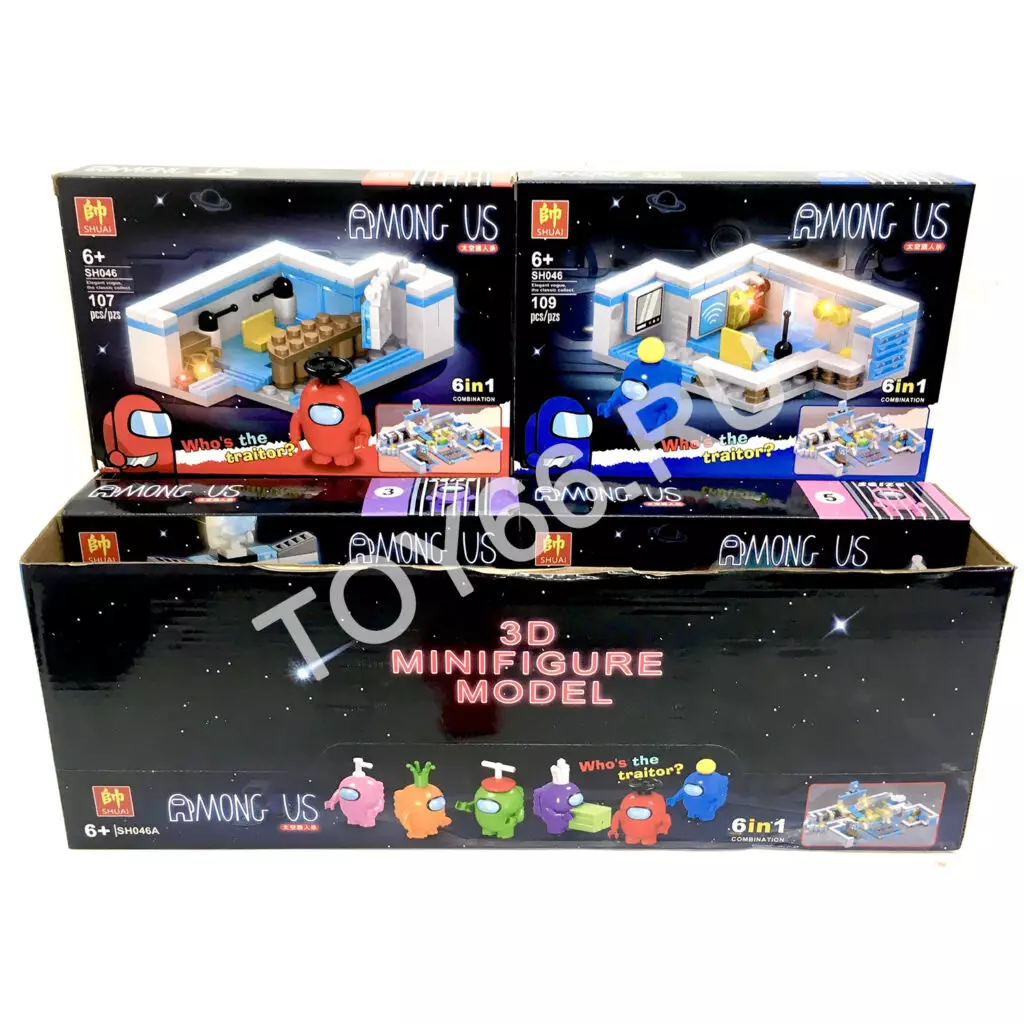 Конструктор НЛО 8 шт в блоке SH046A