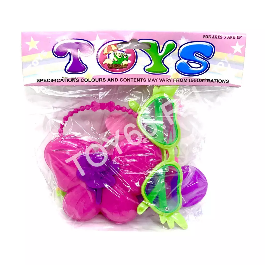 Набор в сумочке (очки, расческа, аксесс. для волос) T335 Набор в сумочке (очки, расческа, аксесс. для волос) T335