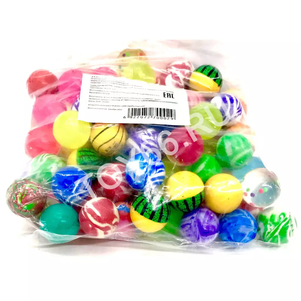 Мячи прыгуны 100 шт. в блоке TT27
