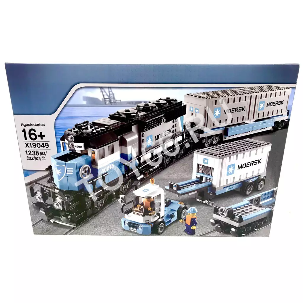 Конструктор Поезд 1238 дет. X19049