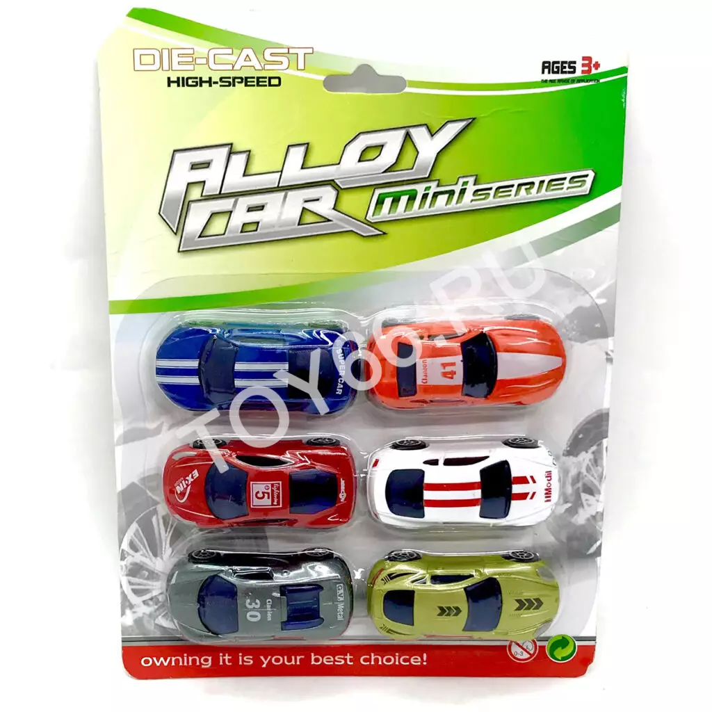 Машинки 6 шт. в наборе XB6-A2