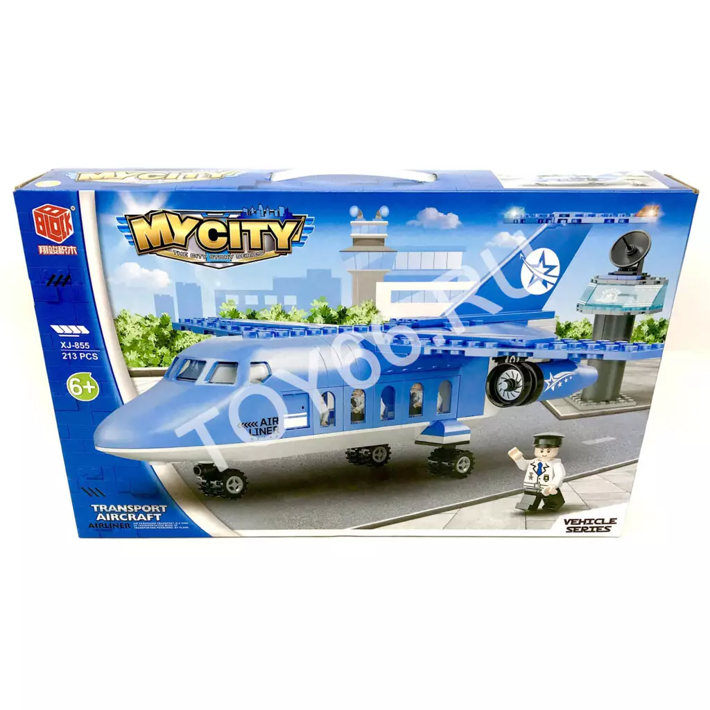 Конструктор Самолет 213 дет. XJ-855E