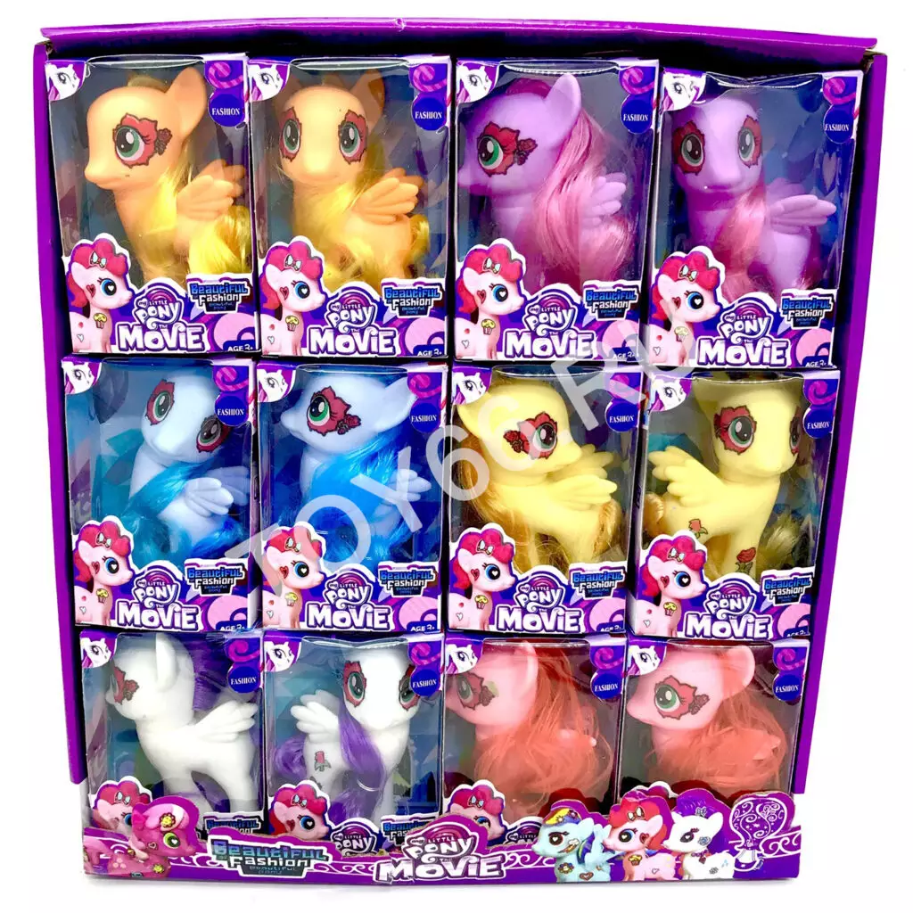 Пони в кино 12 шт в блоке YF015C