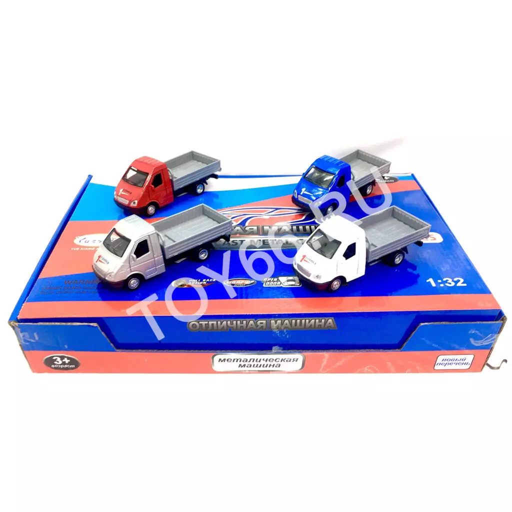 Модельки грузовые (металл) 12 шт. в блоке YX1816D-12D