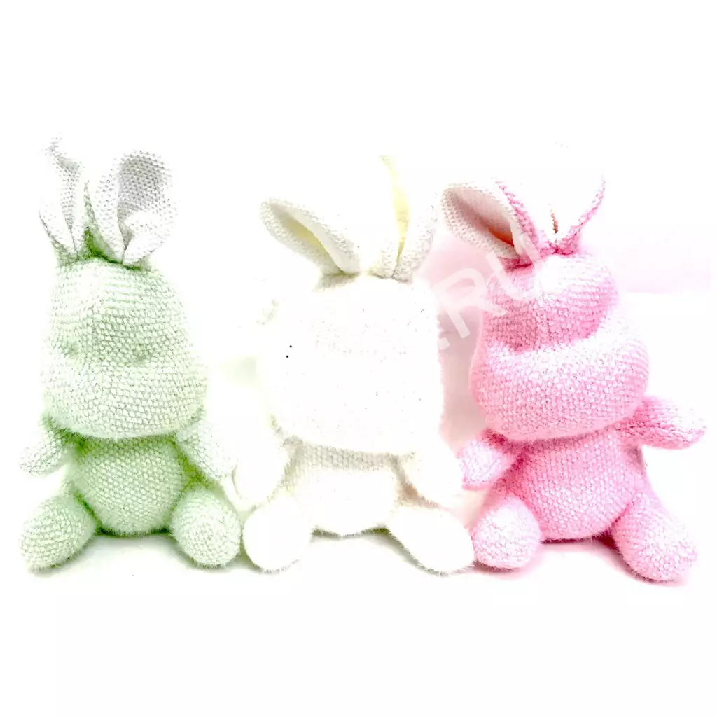 Мягкая игрушка Зайчик, 12 шт в блоке 1002-7