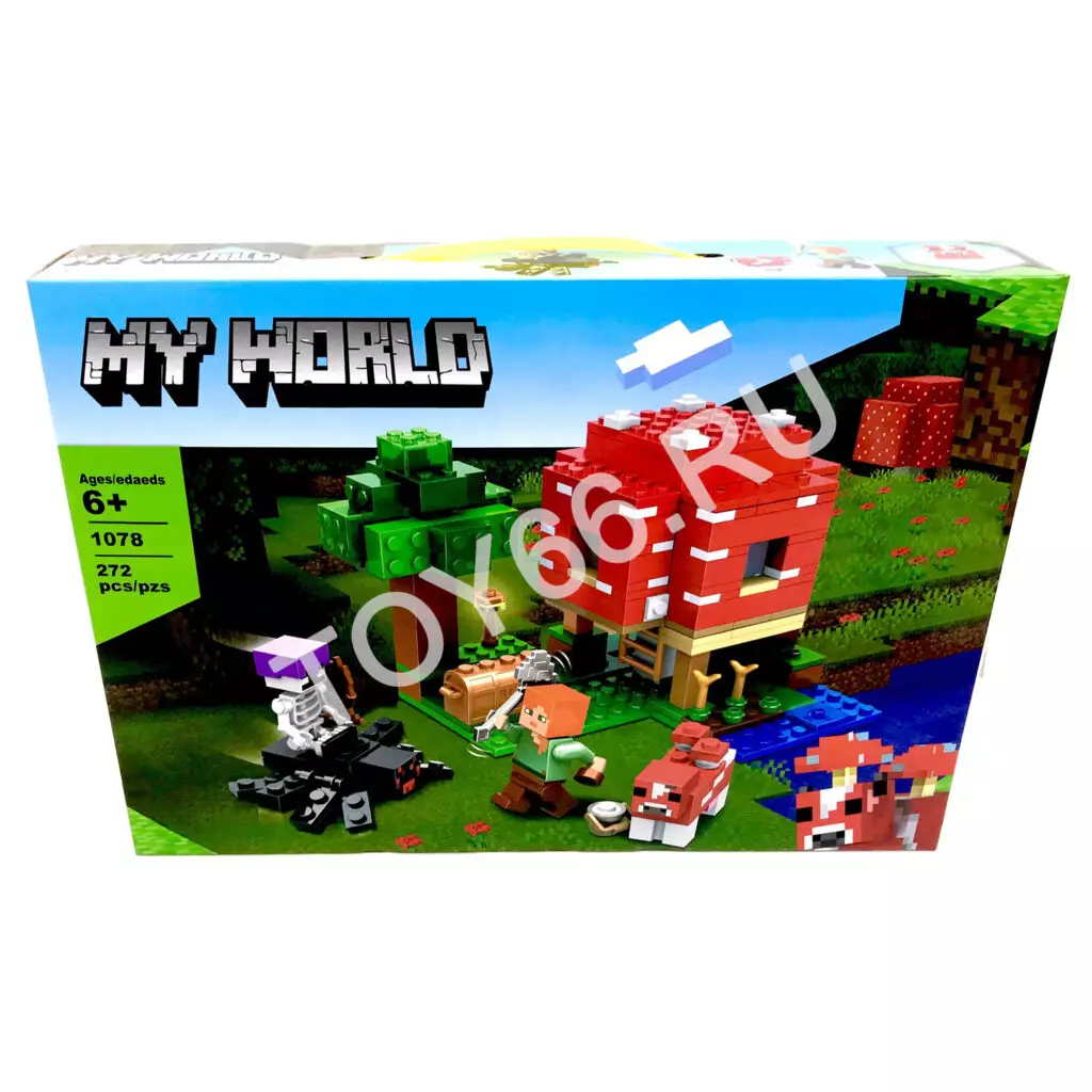 Конструктор Герои из кубиков 272 дет. 1078