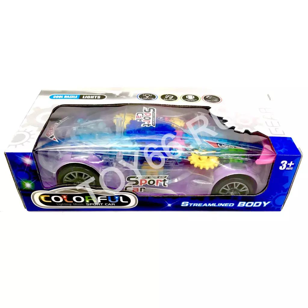 Машина с шестерёнками (свет, звук) 116