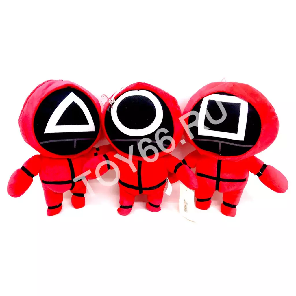 Мягкая игрушка Игра в кальмара, 12 шт в блоке 121010-3-1002-12