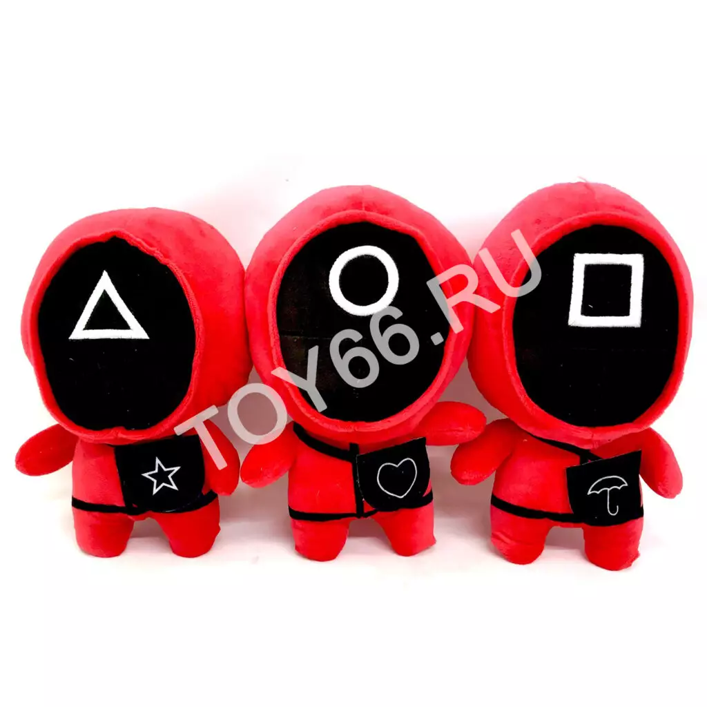 Мягкая игрушка Игра в кальмара, 12 шт в блоке 121010-4