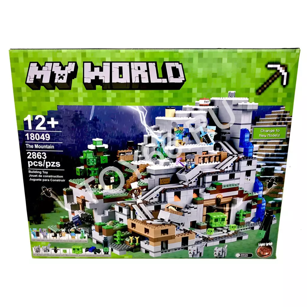 Конструктор Герои из кубиков 2863 дет. 18049