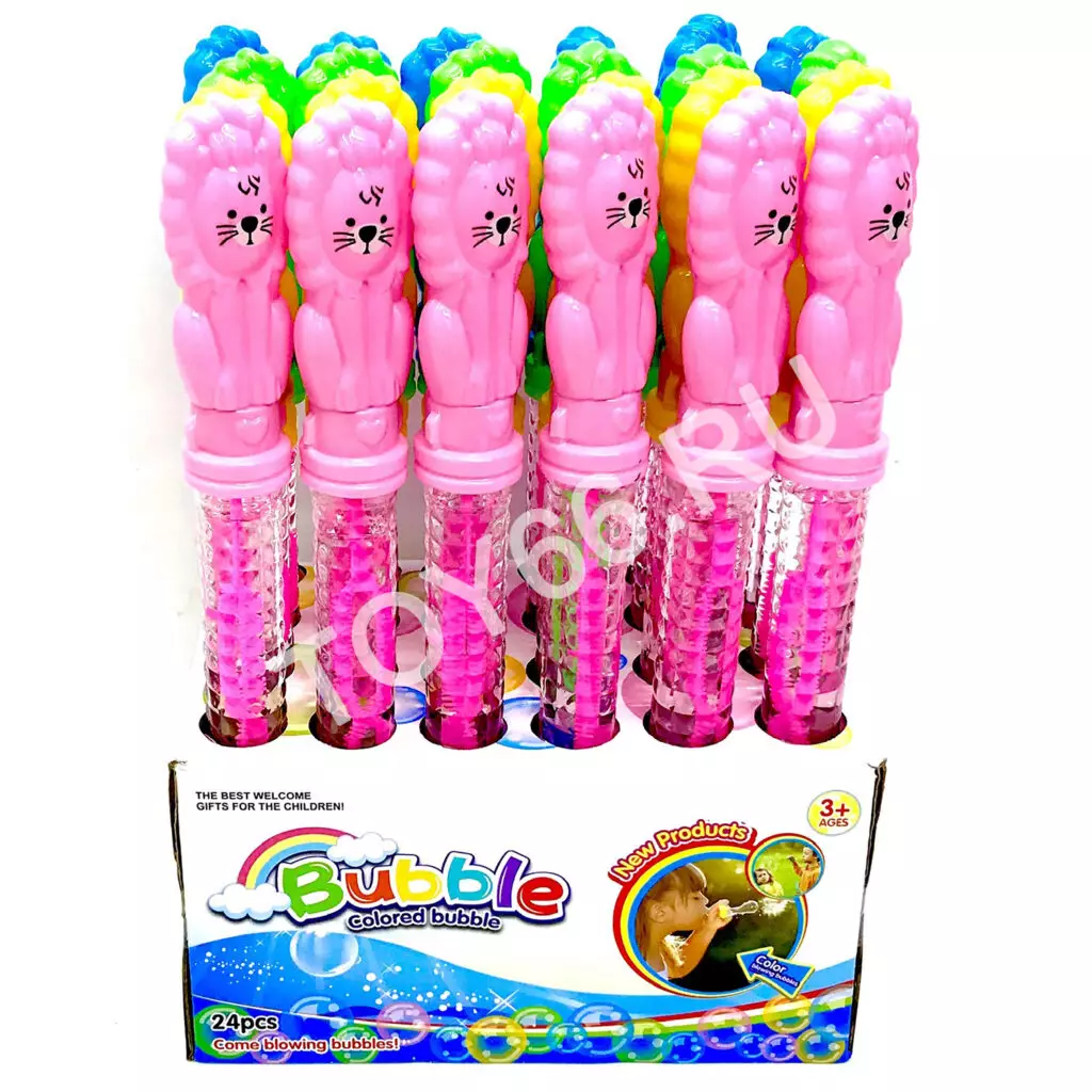 Мыльные пузыри Лев 24 шт. в блоке 28-19