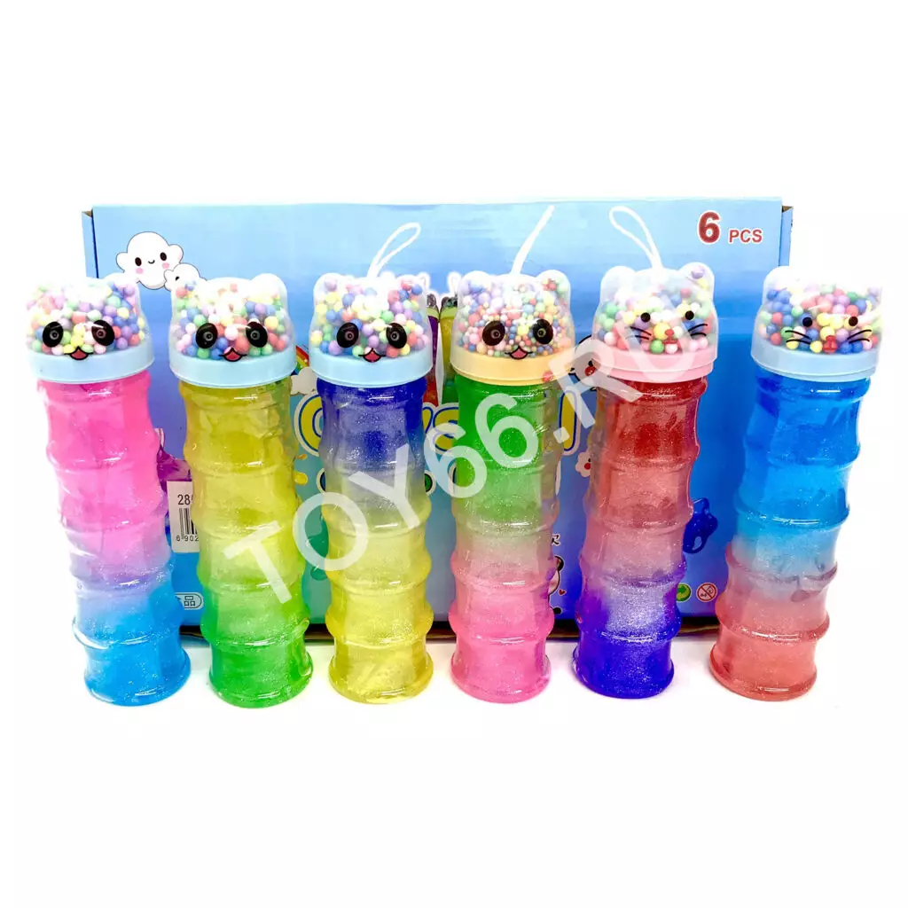 Слайм в колбах 6 шт. в блоке 28529